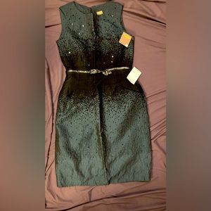 NWT dark green and black Taylor dress.